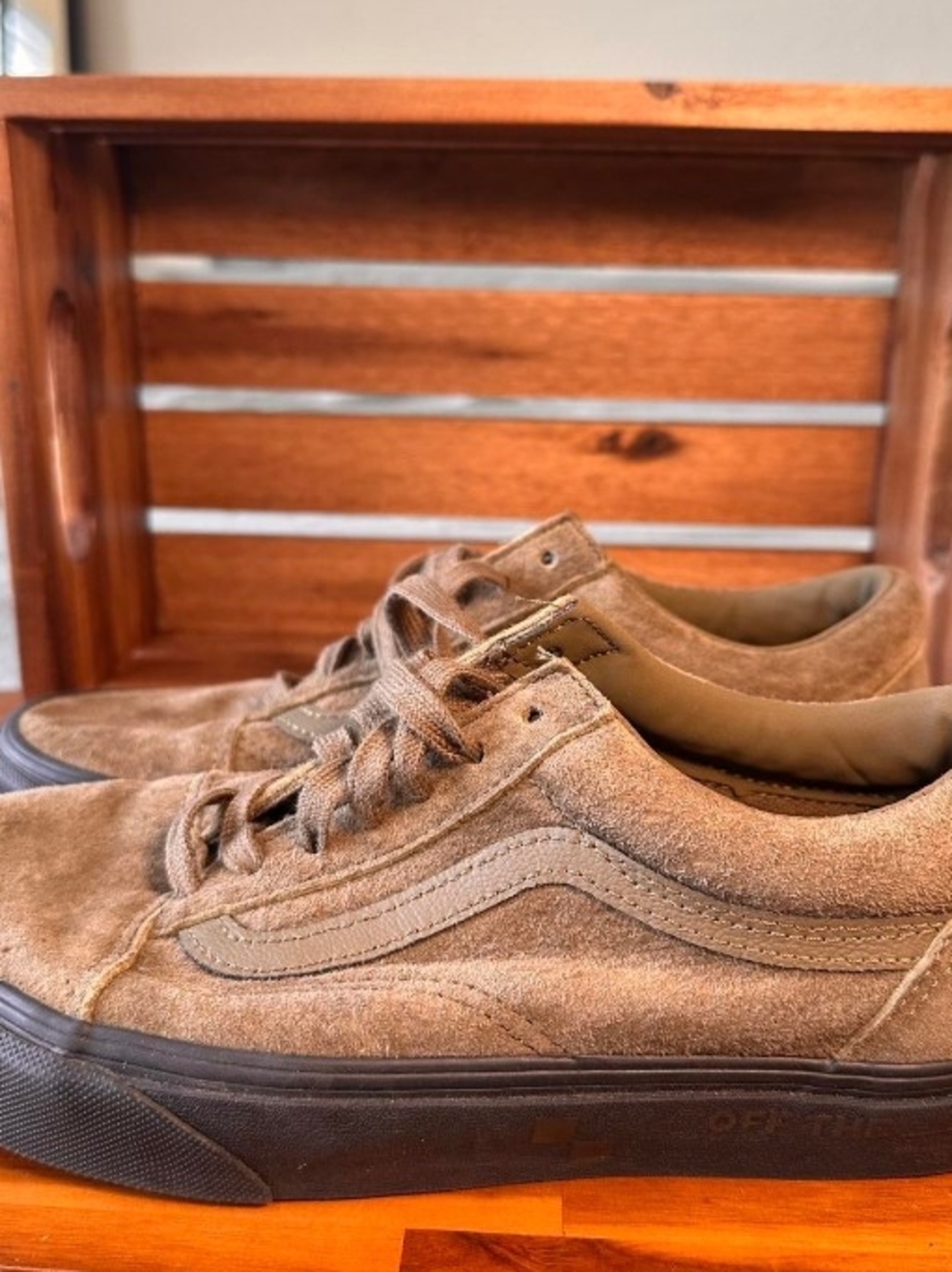 Olive Green Vans, 7.5
